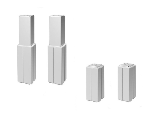 2-Stage DC Motor Aluminum Actuators Telescopic Lifting Columns