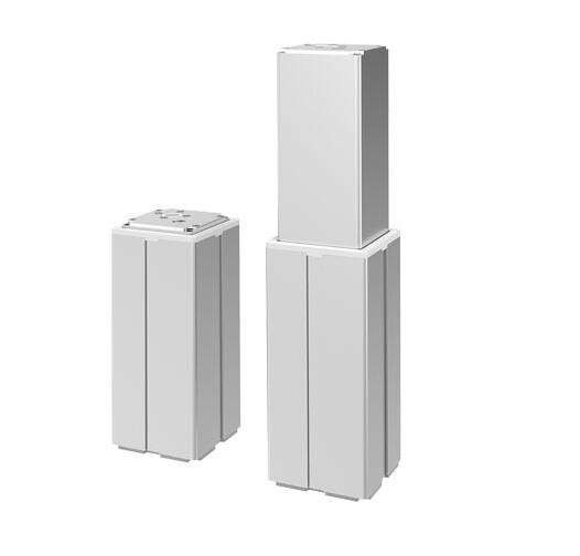 2-Stage DC Motor Aluminum Actuators Telescopic Lifting Columns